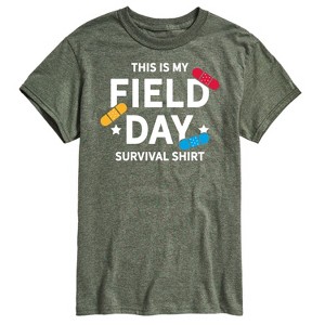 Men's - Instant Message - Field Day Survival Shirt Short Sleeve Graphic T-Shirt - 1 of 4
