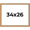 PosterPalooza | 34x26 Modern Bamboo Picture Frame, UV Acrylic, 5 Finishes - 2 of 4
