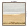 Amanti Art Abstract Gold Beach III by Chris Paschke Canvas Wall Art Print Framed 22 x 22-in. - 4 of 4