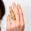 Lucy Quartermaine - Splash Armour Ring in Gold Vermeil - 2 of 4