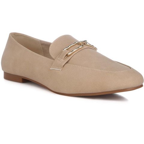 Женские туфли London Rag Womens Tassilo Timeless Faux Leather Horsebit Loafers 8
