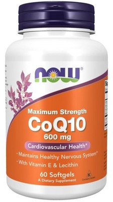 CoQ10 600 mg by Now Foods  -  60 Softgel