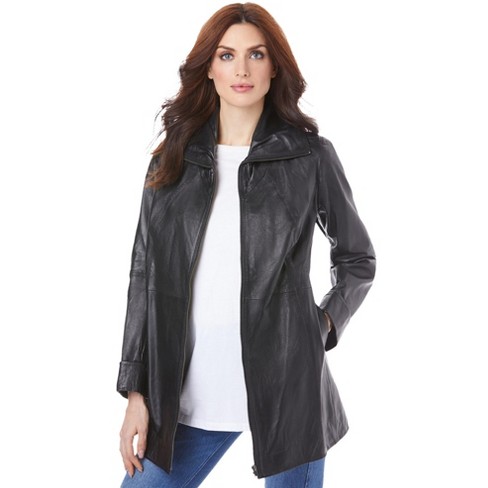 Target plus best sale size leather jacket