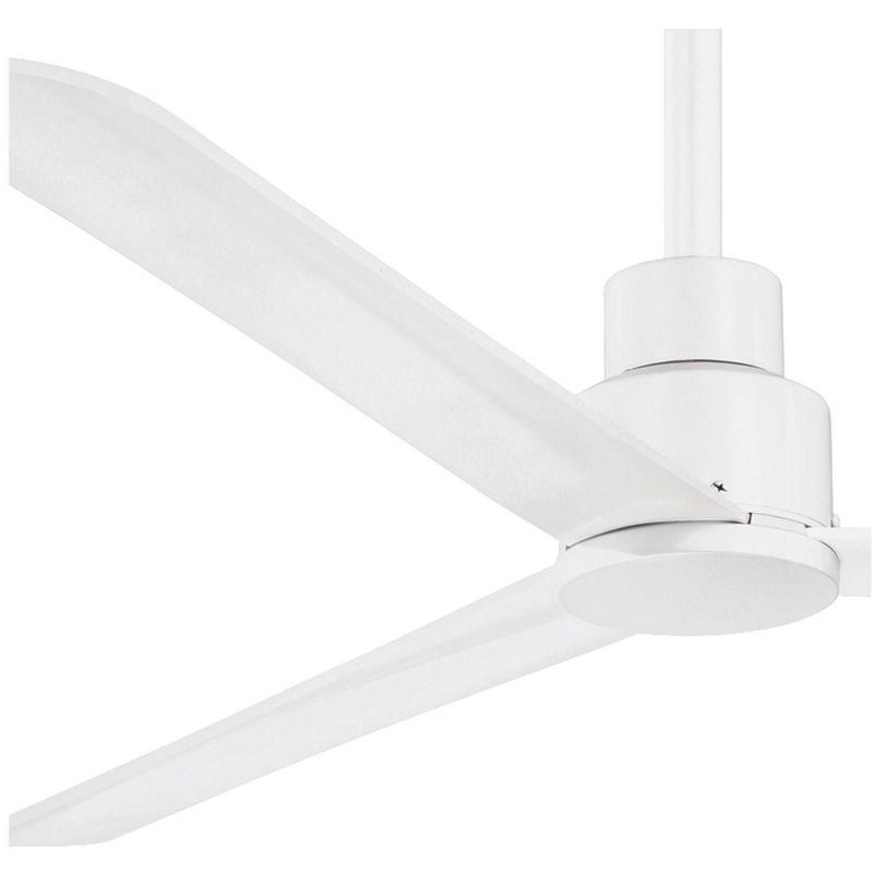 52" Minka Aire Modern Outdoor Ceiling Fan with Remote Control Flat White Wet Rated for Patio Exterior House Porch Gazebo Garage, 3 of 7
