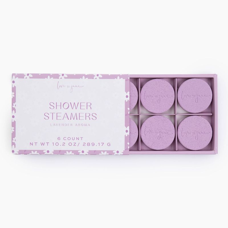 6ct/10.2oz Lavender Shower Steamers, 2 of 5