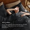 100% Washed Cotton Duvet Cover Minimalist Cotton Duvet Cover for All Seasons GentleSoft™ Plain Simple Bedding Set - 2 of 4