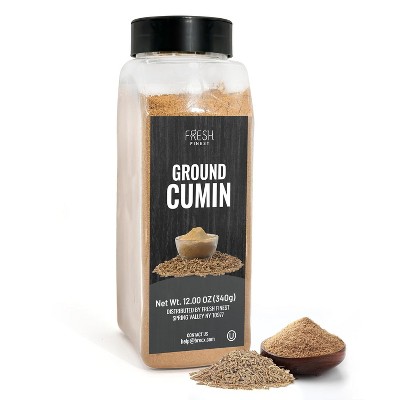 Fresh Finest Ground Cumin – All-Natural, Kosher – 12oz