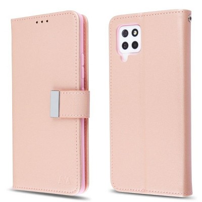 MyBat MyJacket Wallet Xtra Series Compatible With Samsung Galaxy A42 5G - Rose Gold