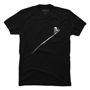 Men's Design By Humans Downhill Mountain Biker By Ziegenbart T-Shirt - 1 of 2