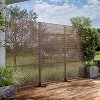 SpassWay 72"H 47"W Outdoor Metal Garden Trellis Privacy Screen Lattice Panel Indoor Room Divider - 4 of 4