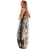 Riviera Sun Womens Maxi Dress  Tie Die Spaghetti Strap Long Sundress  Summer Dresses - 2 of 3