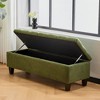 NicBex Rectangle Storage Ottoman for Bedroom,PU Storage Bench with Rubber Wood Legs,Ottoman for Living Room,Bedroom,Entryway - 2 of 4