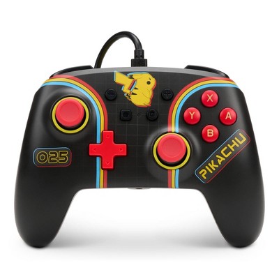 PowerA Enhanced Wireless Controller for Nintendo Switch Pokemon Pikachu  Retro