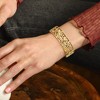 Ross-Simons 0.25 ct. t.w. Diamond Butterfly Cuff Bracelet in 18kt Gold Over Sterling - 2 of 3