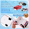 No-Hole Car Bath Toys for Toddlers Ages 1-5, Pretend Play Set for Bathtub and Pool - 4 of 4