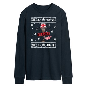 Men's - A Christmas Story - Fragile X Long Sleeve Graphic T-Shirt - 1 of 4