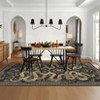 Modern Pastoral Snake Print Area Rug Machine Washable Low Pile Non Slip Non Shedding Stain-Resistant Floor Carpet for Living Room Bedroom Kitchen - 3 of 4