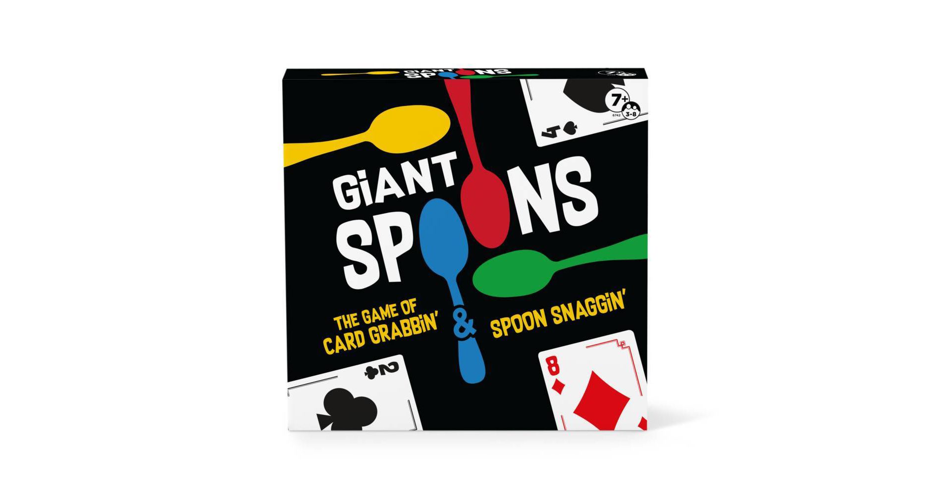 Giant Spoons Game: PlayMonster Party Card Game for 3+ Players, Social Skills & 10-Minute Play