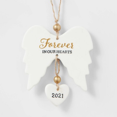 Forever In Our Hearts 2021 Wings Christmas Tree Ornament - Wondershop™