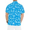 LA LEELA Mens Hawaiian Shirts Short Sleeve Button Down Shirt Floral Shirt Men Beach Casual Holiday Tropical Shirts for Men - 2 of 4