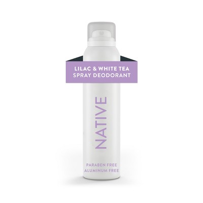 Native Deodorant & Body Spray for Women & Men - Lilac & White Tea - Aluminum Free - 3.5oz