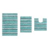 Home Weavers Glamour Collection 100% Polyester Microfiber Bathroom Rug, Non Slip Bath Mat Water Absorbent Soft Microfiber Shaggy Mat Machine Washable - 2 of 4