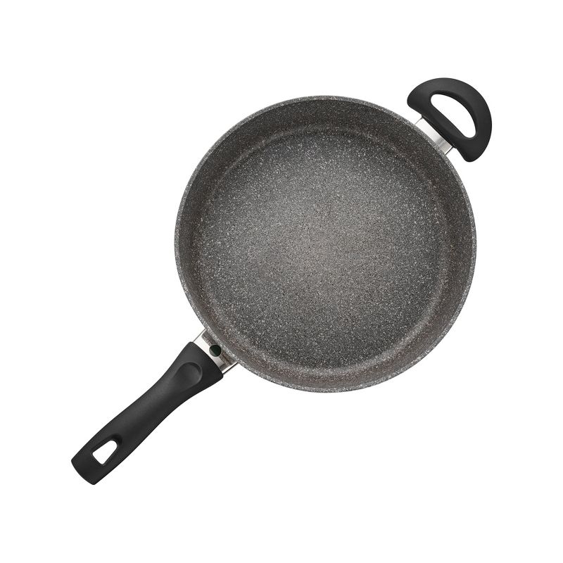 BALLARINI Parma by HENCKELS Forged Aluminum Nonstick Saute Pan with Lid, Made in Italy, 3 of 6
