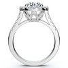 Pompeii3 2Ct Diamond Engagement Ring 14k White Gold Lab Created - 2 of 4