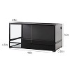REPTI ZOO 120 Gallon Tempered Glass Reptile Large Terrarium Tank with Black PVC Back Panel - 2 of 4