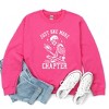 Simply Sage Market Women's Graphic Sweatshirt One More Chapter Skeleton - 3 of 3