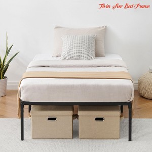 14In Twin/Full/Queen Size Bed Frame, Heavy Duty Metal Platform Bed Frame Full, Under Bed Storage, No Box Spring Needed - 1 of 4