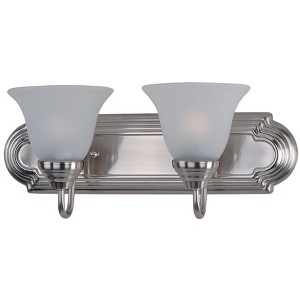 Maxim Lighting Essentials - 801x 2 - Light Vanity in  Satin Nickel - 1 of 1