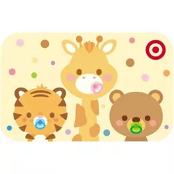 3 Cute Animals Target GiftCard