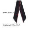 INSPIRE CHIC Women's Houndstooth Skinny Long Satin Silky Ribbon Neck Scarves 1Pc - 3 of 4