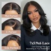 Jessie's Wig 14-20 Inch Curtain Bangs Wavy Layered Wig 7x5 Pre Cut Lace Natural Color 1 Pc/Pack - 4 of 4