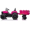 Kids Ride On Tractor with Trailer, 12V Electric Ride On Car for Kids, Dual 40W Motors, LED Headlights, USB/MP3, Battery Powered Outdoor for 3+ - 3 of 4