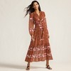 Lands' End Women's Chiffon Tiered Long Sleeve Maxi Dress - 4 of 4