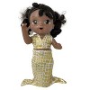 Doll Clothes Superstore Gold Print Mermaid Outfit Compatible With 14 Inch Baby Alive And Little Baby Dolls - image 3 of 4