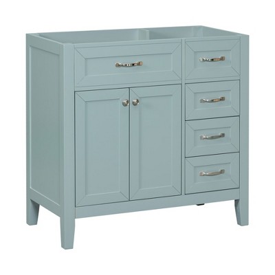36 Inch Bathroom Vanity, Bathroom Vanity With 3 Drawers, Storage Space, Solid Wood Frame