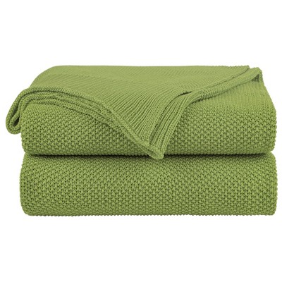 Lime green throw online blanket