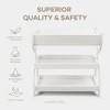 Comfy Cubs Baby Changing Table - Sturdy Wood Construction with Two Open Shelves - 4 of 4
