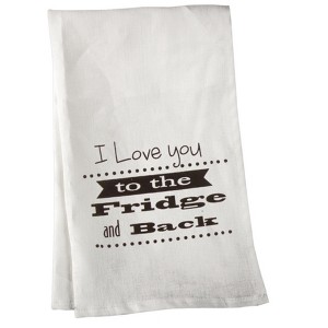 Manual Woodworks and Weavers Fridge and Back Cotton Tea Towels Set of 6, 16x28 - 1 of 3