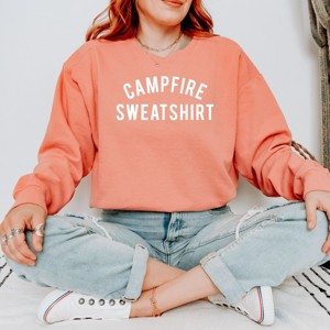 Simply Sage Market Campfire Sweatshirt Garment Dyed Sweatshirt - 1 of 4