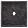 vidaXL Sink Black 15.7 in.x15.7 in.x3.9 in. Marble - 4 of 4
