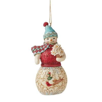 Jim Shore 4.75 In Winter Wonderland Snowman! Heartwood Creek Figurines