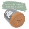 Elanze Designs Cow Pig Chicken Grey X-Large Cork Bottom, Kitchen Counter, Ceramic Stoneware, Coffee, Tea and Hot Chocolate, Machine Brewing, K Capsule - 3 of 4