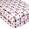 Disney Minnie Mouse Bow Power Pink, Lavender and White 2 Piece Toddler Sheet Set - Fitted Sheet and Reversible Pillowcase - image 2 of 4