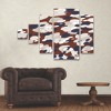 Trademark Fine Art Treechild Berry Pattern Square 5 Piece Panel Set Art - 3 of 3