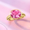 Ross-Simons 6.30 Carat Pink Topaz Ring in 18kt Gold Over Sterling - 4 of 4