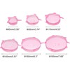 Unique Bargains Reusable Silicone Stretch Lids for Bowls and Food Covers 2 Sets - 2 of 4